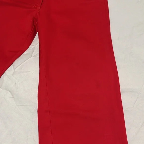 Iceberg history X minnie mouse Swarovski crystal red straight leg pants 26